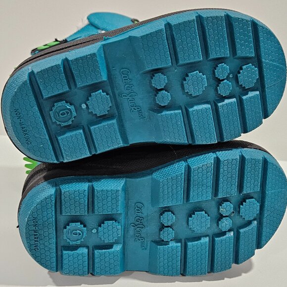 Cat & Jack Dino Winter Snow Boots Size 6 Thermolite (Excellent) - Picture 6 of 7